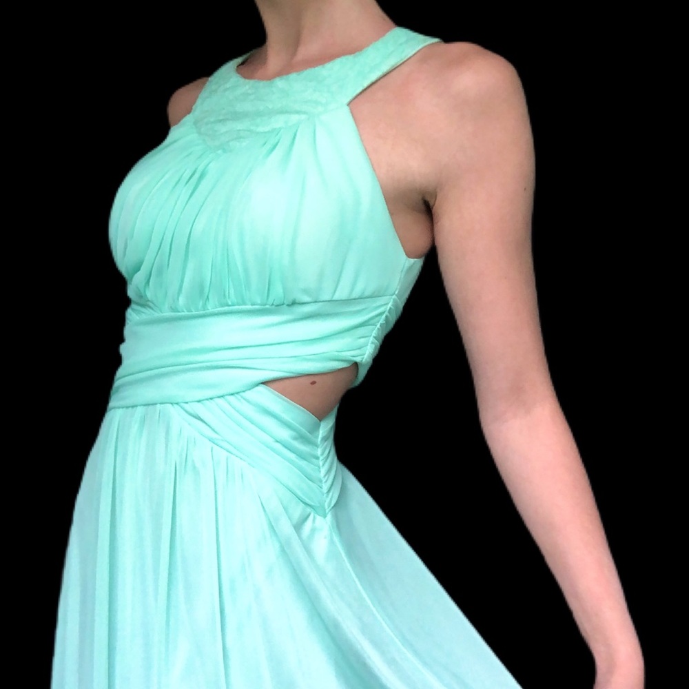 Mint Green Evening Gown
